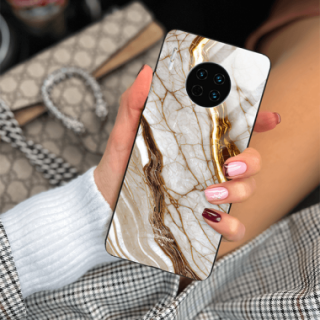 ETUI BLACK GLASS CASE NA TELEFON HUAWEI MATE 30 ST_MAB-3