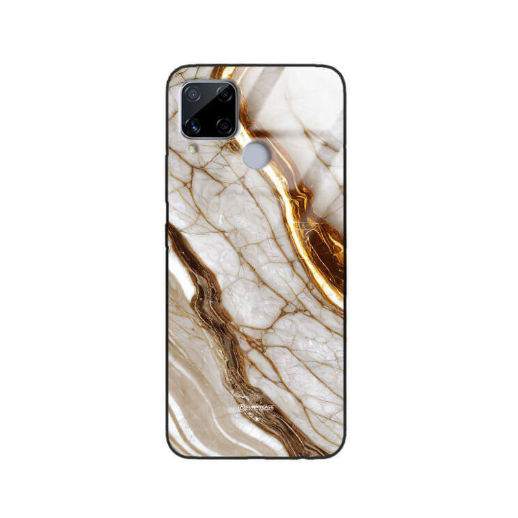 ETUI BLACK GLASS CASE NA TELEFON REALME C15 ST_MAB-3