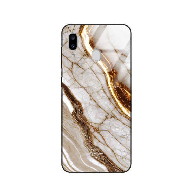 ETUI BLACK GLASS CASE NA TELEFON SAMSUNG GALAXY A20e ST_MAB-3