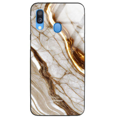 ETUI BLACK GLASS CASE NA TELEFON SAMSUNG GALAXY A40 ST_MAB-3
