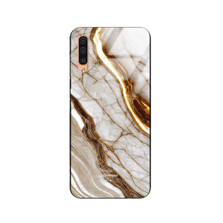 ETUI BLACK GLASS CASE NA TELEFON SAMSUNG GALAXY A50 A30s A50s ST_MAB-3