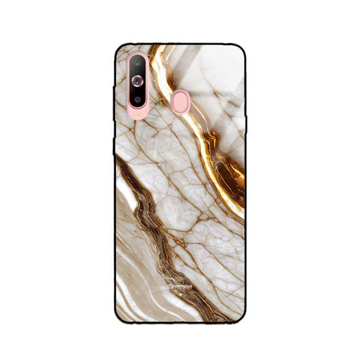 ETUI BLACK GLASS CASE NA TELEFON SAMSUNG GALAXY A60 ST_MAB-3