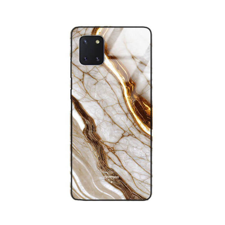 ETUI BLACK GLASS CASE NA TELEFON SAMSUNG GALAXY A81 / NOTE 10 LITE ST_MAB-3