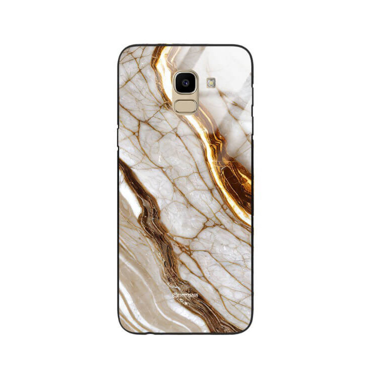 ETUI BLACK GLASS CASE NA TELEFON SAMSUNG GALAXY J6 2018 ST_MAB-3