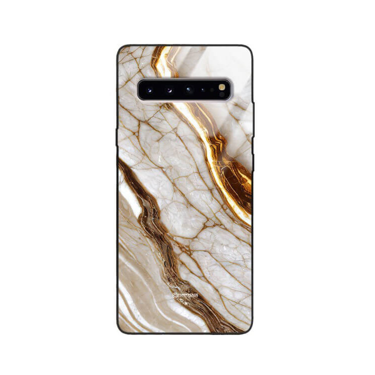 ETUI BLACK GLASS CASE NA TELEFON SAMSUNG GALAXY S10 5G ST_MAB-3