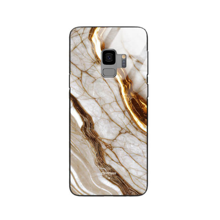 ETUI BLACK GLASS CASE NA TELEFON SAMSUNG GALAXY S9 ST_MAB-3