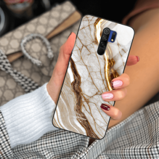 ETUI BLACK GLASS CASE NA TELEFON XIAOMI REDMI 9 ST_MAB-3