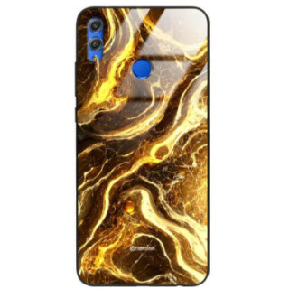 ETUI BLACK GLASS CASE NA TELEFON HUAWEI HONOR 8X ST_MAB-4