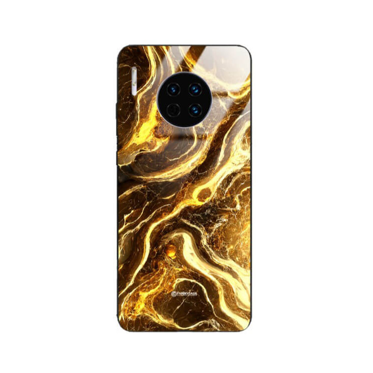 ETUI BLACK GLASS CASE NA TELEFON HUAWEI MATE 30 ST_MAB-4