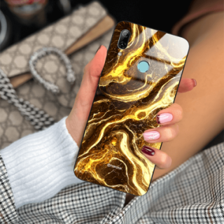ETUI BLACK GLASS CASE NA TELEFON HUAWEI P SMART 2019 ST_MAB-4