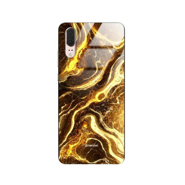 ETUI BLACK GLASS CASE NA TELEFON HUAWEI P20 ST_MAB-4