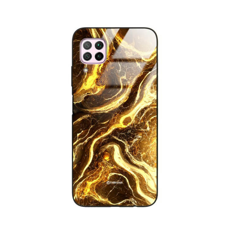 ETUI BLACK GLASS CASE NA TELEFON HUAWEI P40 LITE ST_MAB-4