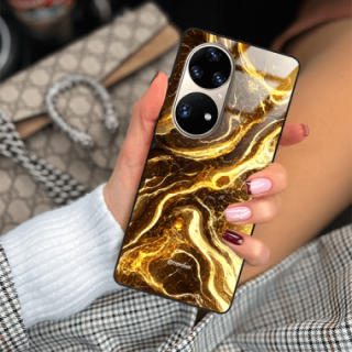 ETUI BLACK GLASS CASE NA TELEFON HUAWEI P50 PRO ST_MAB-4