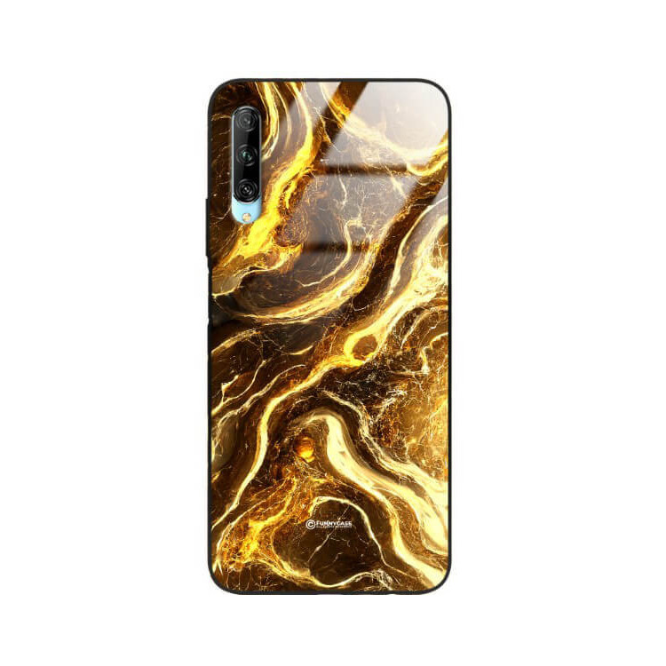 ETUI BLACK GLASS CASE NA TELEFON HUAWEI Y9S / HONOR 9X PRO ST_MAB-4