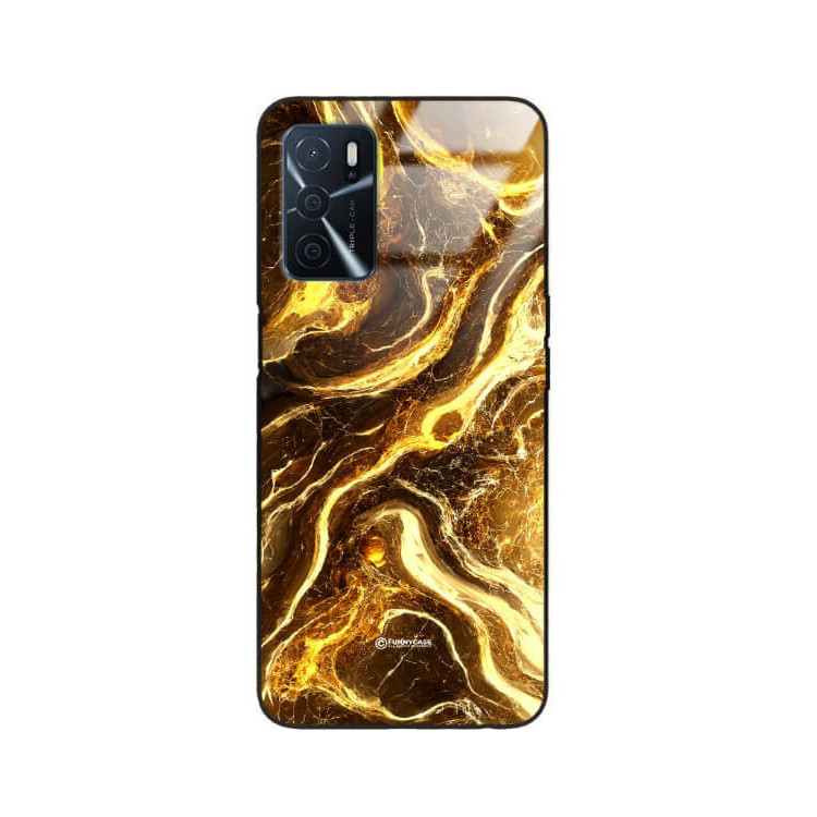 ETUI BLACK GLASS CASE NA TELEFON OPPO A16 / A16s / A54s ST_MAB-4