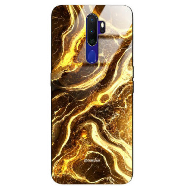 ETUI BLACK GLASS CASE NA TELEFON OPPO A5 2020 / A9 2020 / A11 ST_MAB-4