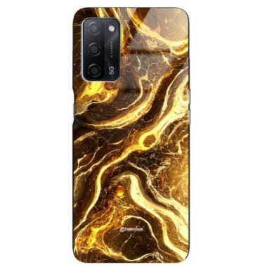 ETUI BLACK GLASS CASE NA TELEFON OPPO A55 ST_MAB-4