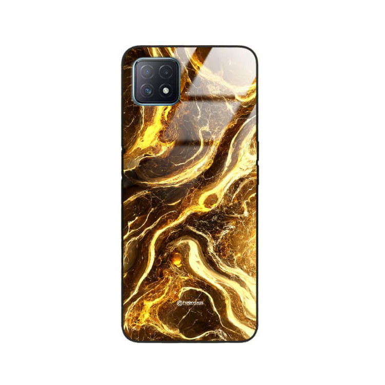 ETUI BLACK GLASS CASE NA TELEFON OPPO A72 5G ST_MAB-4