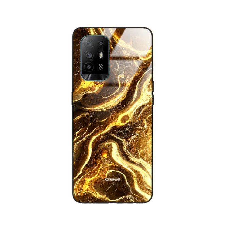 ETUI BLACK GLASS CASE NA TELEFON OPPO A94 / A94 4G ST_MAB-4