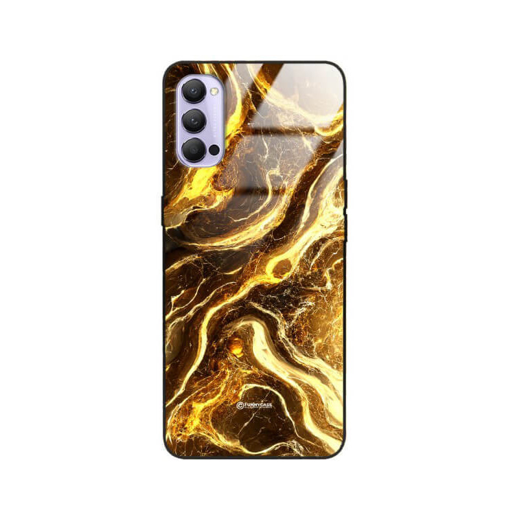ETUI BLACK GLASS CASE NA TELEFON OPPO RENO 4 ST_MAB-4