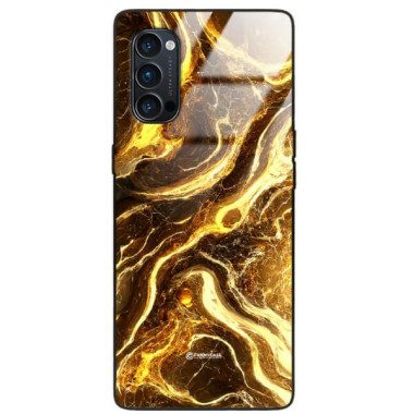 ETUI BLACK GLASS CASE NA TELEFON OPPO RENO 4 PRO ST_MAB-4