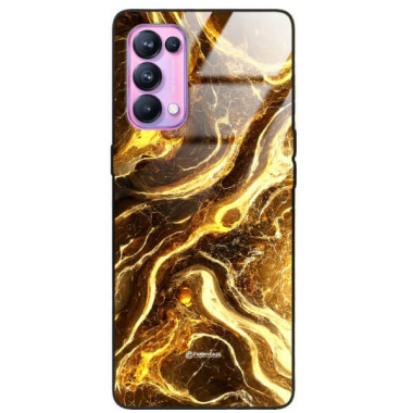 ETUI BLACK GLASS CASE NA TELEFON OPPO RENO 5 PRO ST_MAB-4