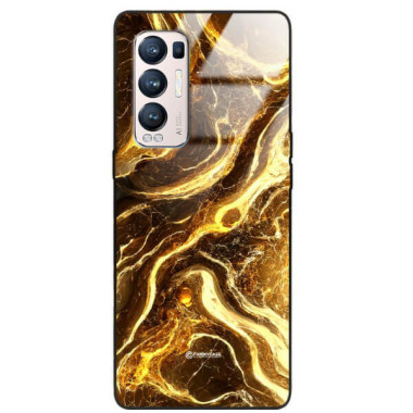 ETUI BLACK GLASS CASE NA TELEFON OPPO RENO 5 PRO PLUS ST_MAB-4