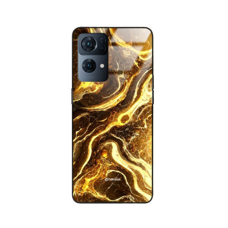 ETUI BLACK GLASS CASE NA TELEFON OPPO RENO 7 PRO 5G ST_MAB-4