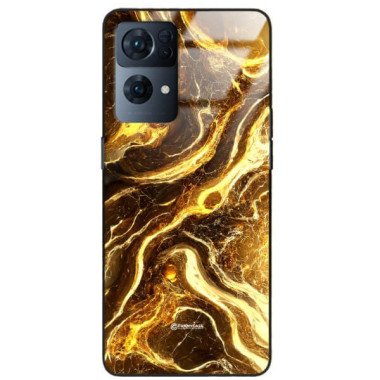 ETUI BLACK GLASS CASE NA TELEFON OPPO RENO 7 PRO 5G ST_MAB-4