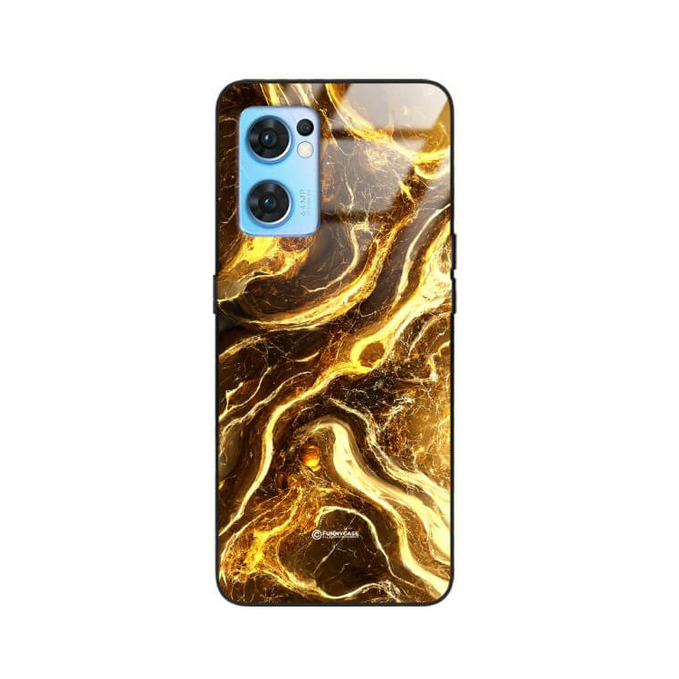 ETUI BLACK GLASS CASE NA TELEFON OPPO RENO 7SE 5G ST_MAB-4