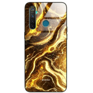 ETUI BLACK GLASS CASE NA TELEFON REALME 5 ST_MAB-4