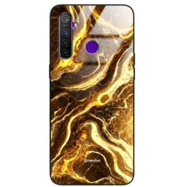 ETUI BLACK GLASS CASE NA TELEFON REALME 5 PRO ST_MAB-4