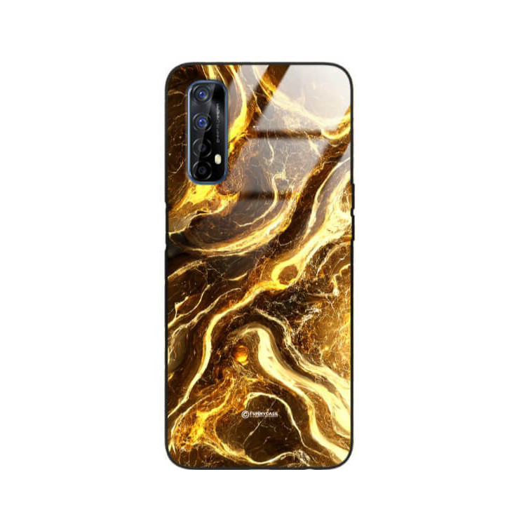 ETUI BLACK GLASS CASE NA TELEFON REALME 7 ST_MAB-4