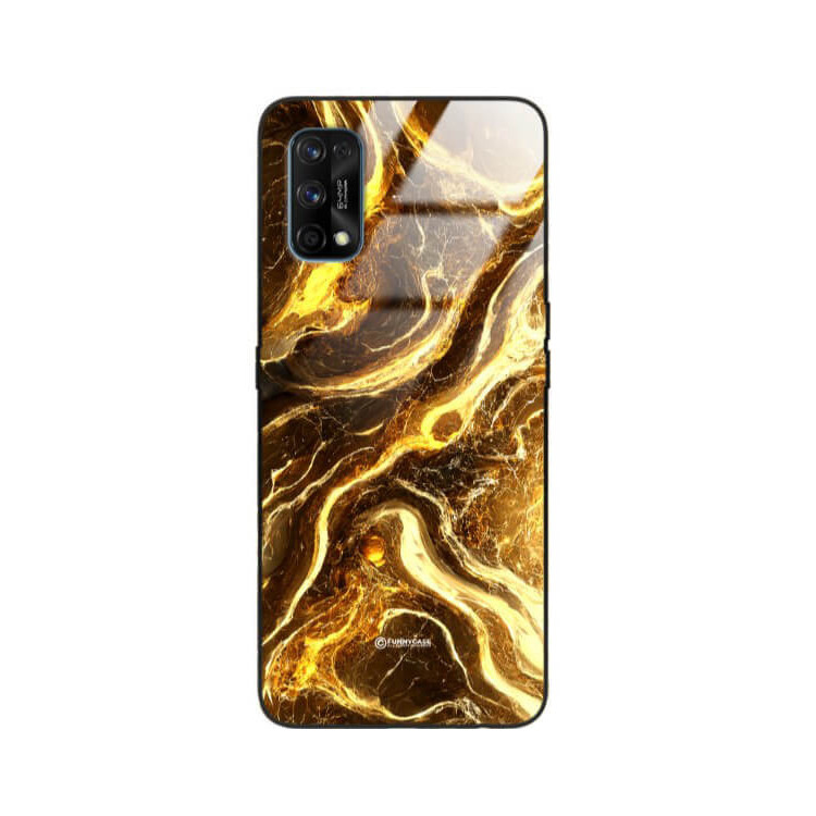 ETUI BLACK GLASS CASE NA TELEFON REALME 7 PRO ST_MAB-4