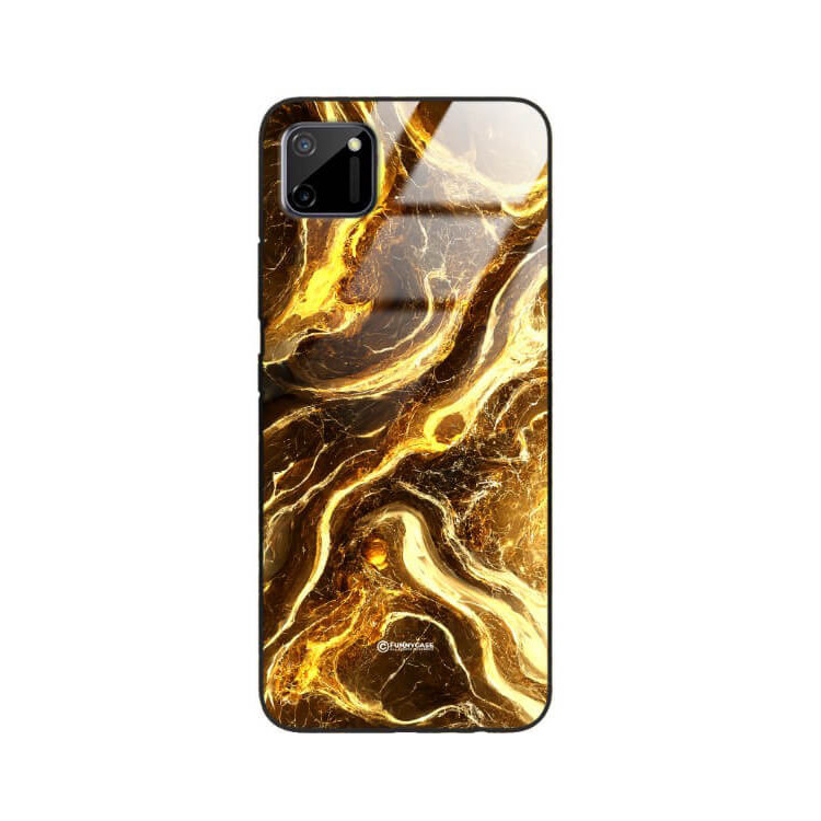 ETUI BLACK GLASS CASE NA TELEFON REALME C11 / C11 2020 ST_MAB-4