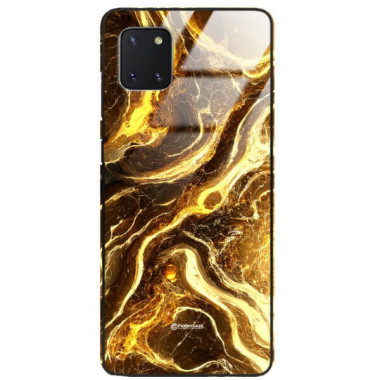 ETUI BLACK GLASS CASE NA TELEFON SAMSUNG GALAXY A81 / NOTE 10 LITE ST_MAB-4