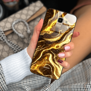 ETUI BLACK GLASS CASE NA TELEFON SAMSUNG GALAXY J6 2018 ST_MAB-4