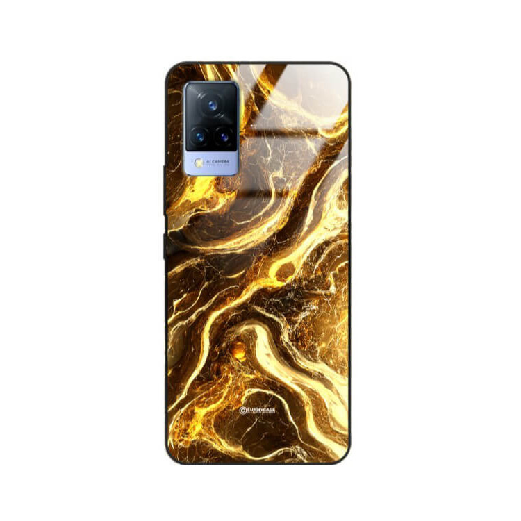 ETUI BLACK GLASS CASE NA TELEFON VIVO V21 / V21 5G ST_MAB-4