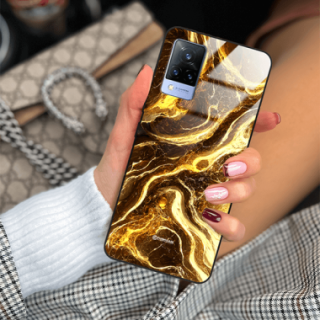 ETUI BLACK GLASS CASE NA TELEFON VIVO V21 / V21 5G ST_MAB-4
