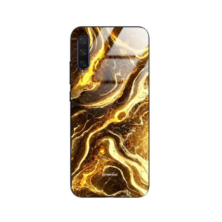 ETUI BLACK GLASS CASE NA TELEFON XIAOMI CC9 Mi A3 LITE ST_MAB-4