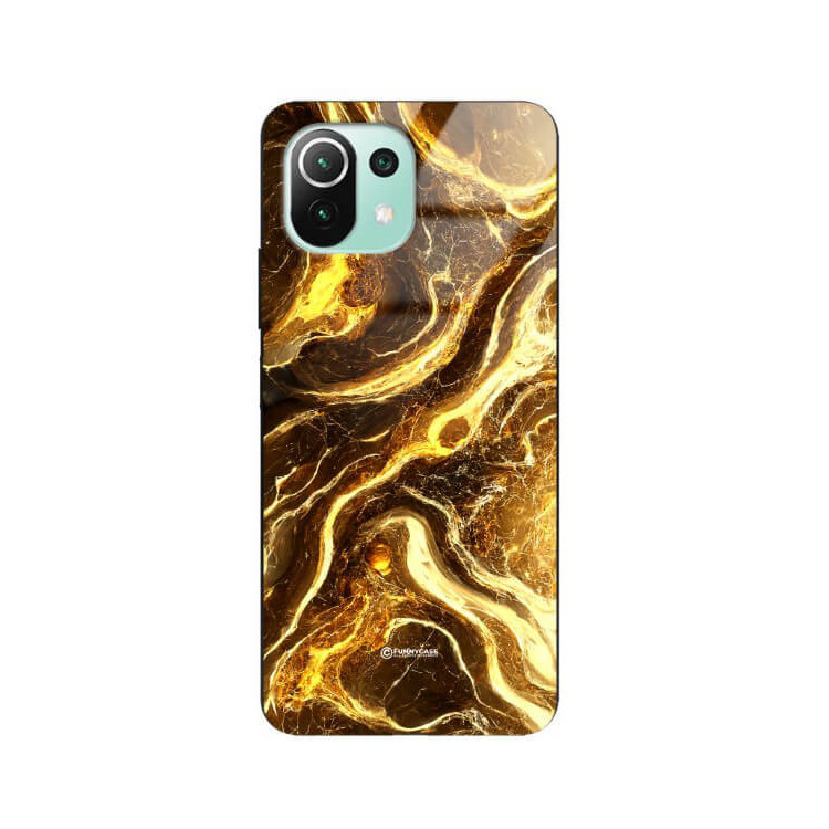 ETUI BLACK GLASS CASE NA TELEFON XIAOMI Mi 11 LITE 4G / 5G  ST_MAB-4