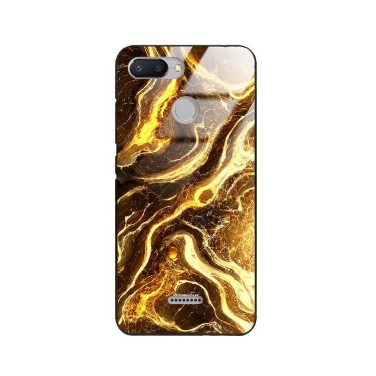 ETUI BLACK GLASS CASE NA TELEFON XIAOMI REDMI 6 ST_MAB-4