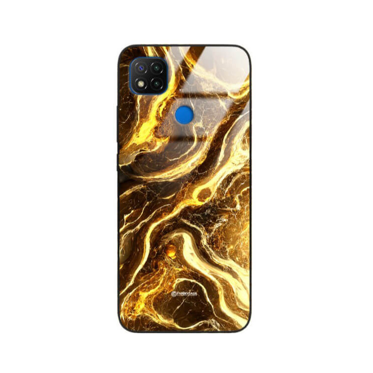 ETUI BLACK GLASS CASE NA TELEFON XIAOMI REDMI 9C ST_MAB-4