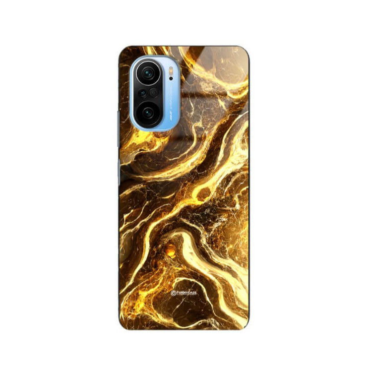 ETUI BLACK GLASS CASE NA TELEFON XIAOMI REDMI K40 / K40 PRO ST_MAB-4