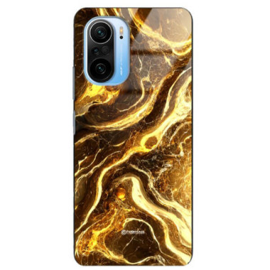 ETUI BLACK GLASS CASE NA TELEFON XIAOMI REDMI K40 / K40 PRO ST_MAB-4