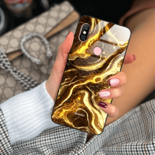 ETUI BLACK GLASS CASE NA TELEFON XIAOMI REDMI NOTE 6 / 6 PRO  ST_MAB-4