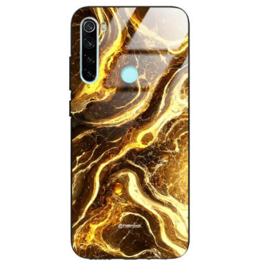 ETUI BLACK GLASS CASE NA TELEFON XIAOMI REDMI NOTE 8 / 8 2021  ST_MAB-4