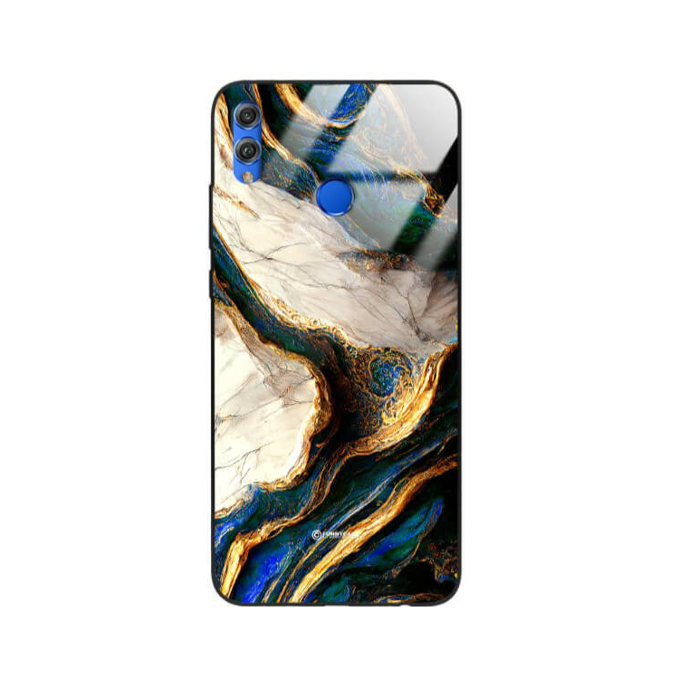 ETUI BLACK GLASS CASE NA TELEFON HUAWEI HONOR 8X ST_MAB-5