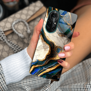 ETUI BLACK GLASS CASE NA TELEFON HUAWEI NOVA 8 PRO ST_MAB-5