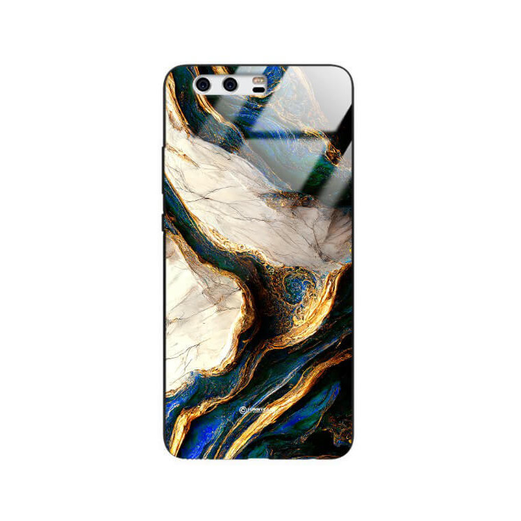 ETUI BLACK GLASS CASE NA TELEFON HUAWEI P10 ST_MAB-5